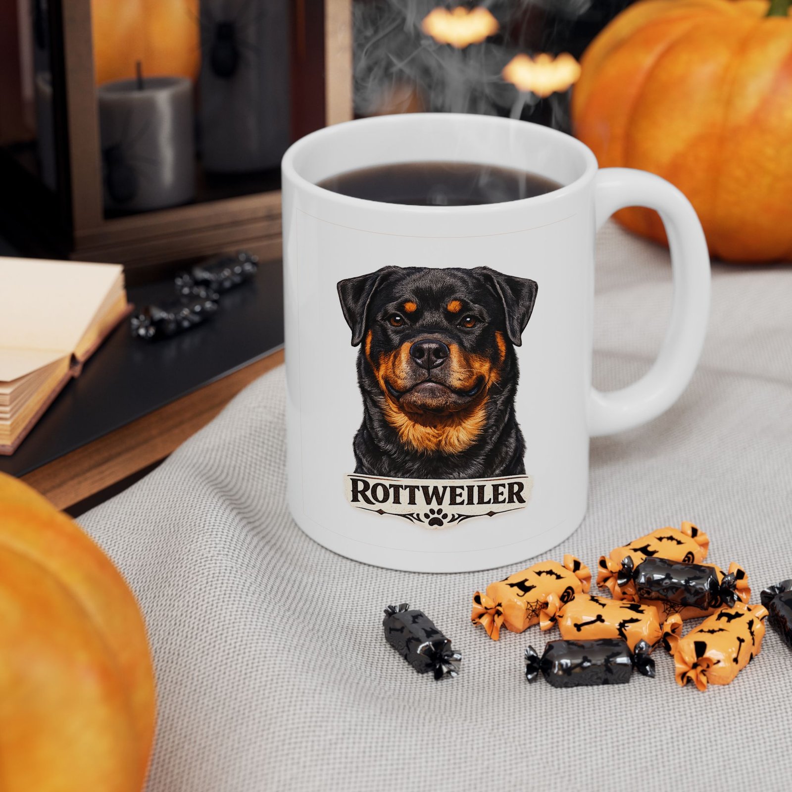 Rottweiler Dog Mug (11oz/15oz) 11 Rottweiler Dog Mug (11oz/15oz) - Image 6