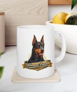 Doberman Pinscher Dog Mug (11oz/15oz)