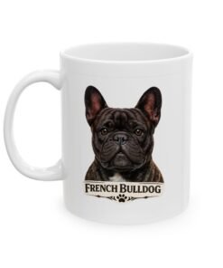 Alternative view of French Bulldog Dog Mug (11oz/15oz)
