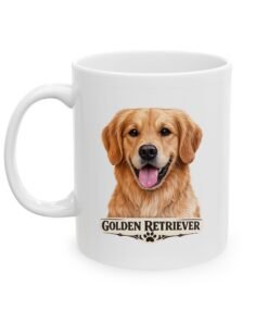 Alternative view of Golden Retriever Dog Mug (11oz/15oz)