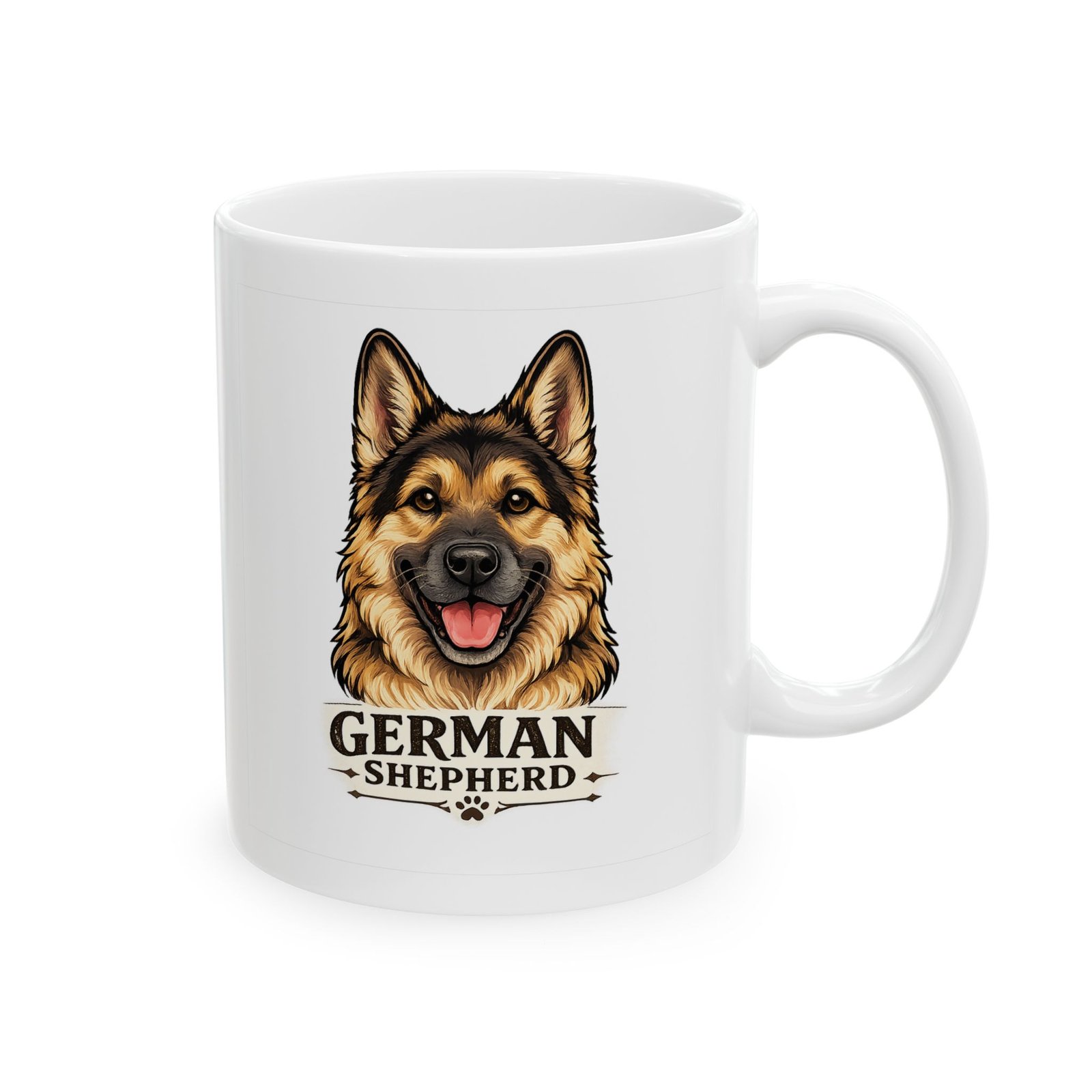 German Shepherd Dog Mug (11oz/15oz) 5 German Shepherd Dog Mug (11oz/15oz) - Image 3
