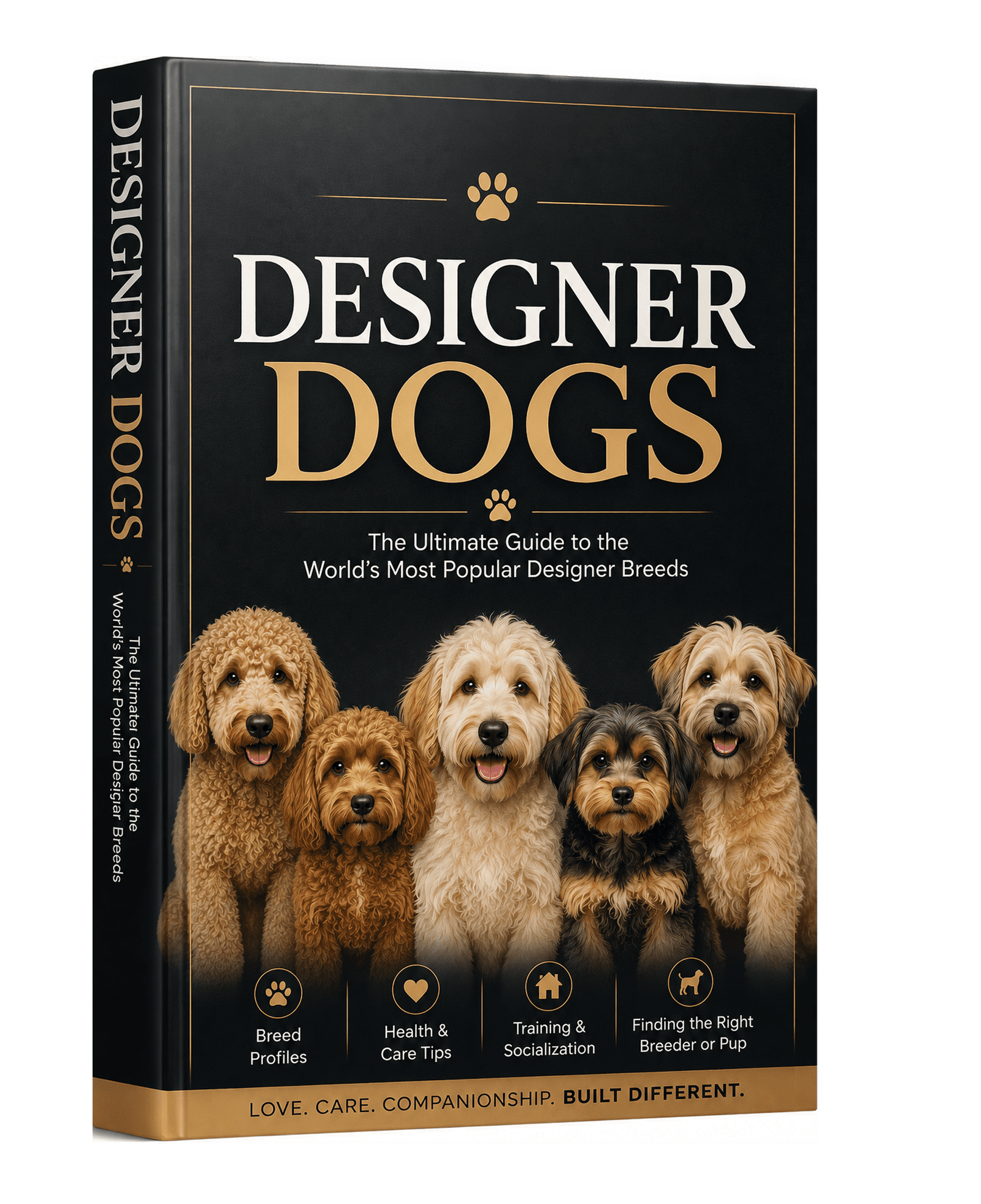 Designer Dogs eBook Cover Transparent BG