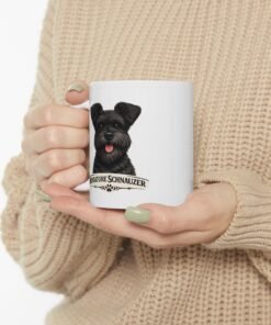 Miniature Schnauzer Black Uncropped Ears Dog Mug (11oz/15oz) 17 10662839800612538520 2048