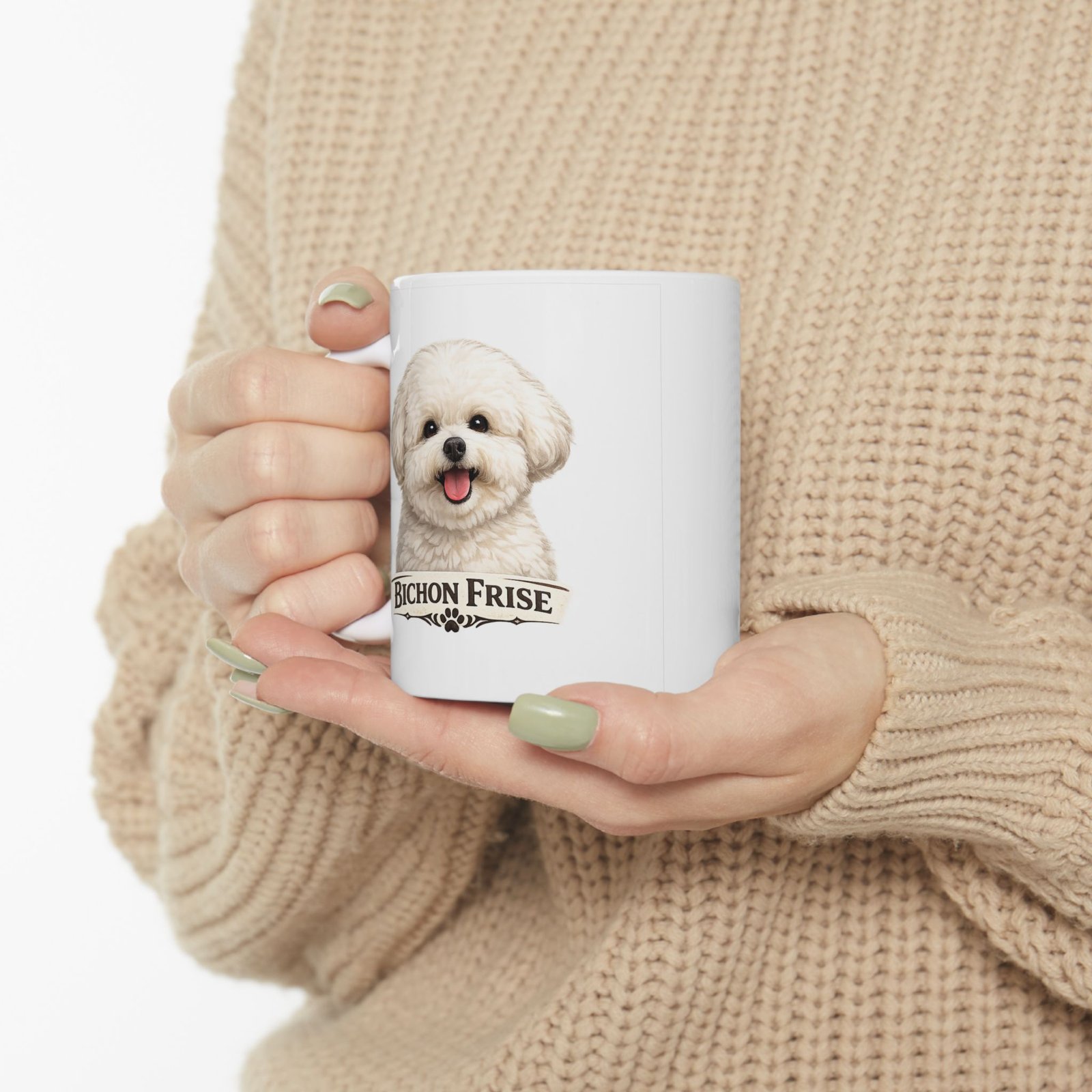 Bichon Frise Dog Mug (11oz/15oz) 7 Bichon Frise Dog Mug (11oz/15oz) - Image 7