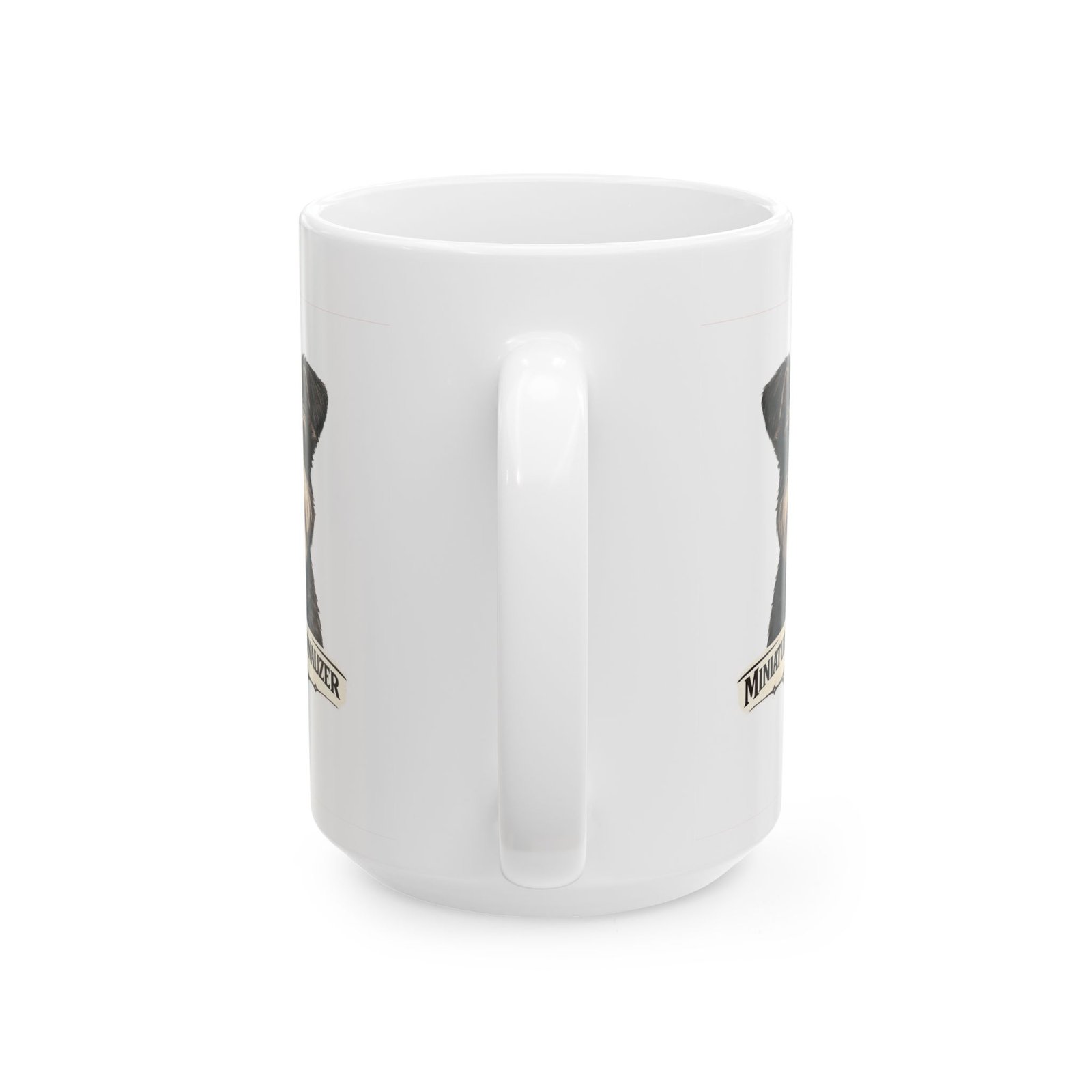 Miniature Schnauzer Salt and Pepper Uncropped Ears Dog Mug (11oz/15oz) 11 Miniature Schnauzer Salt and Pepper Uncropped Ears Dog Mug (11oz/15oz) - Image 11
