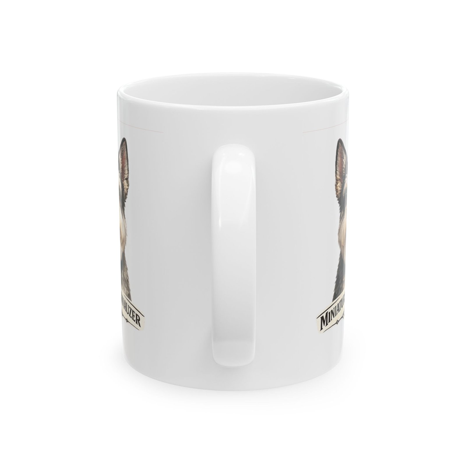 Miniature Schnauzer Salt and Pepper Cropped Ears Dog Mug (11oz/15oz) 6 Miniature Schnauzer Salt and Pepper Cropped Ears Dog Mug (11oz/15oz) - Image 6