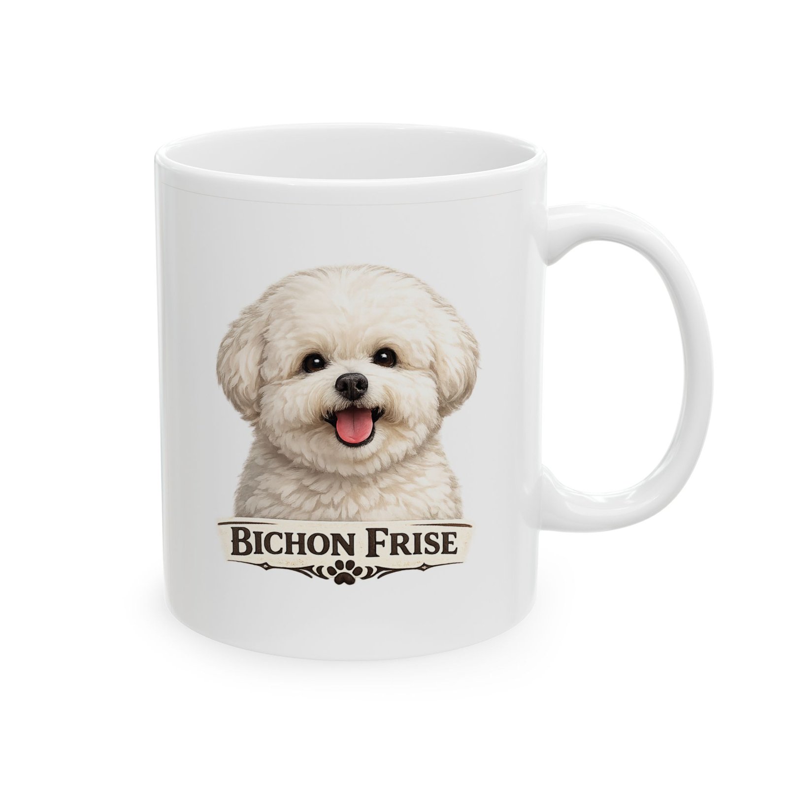 Bichon Frise Dog Mug (11oz/15oz) 4 Bichon Frise Dog Mug (11oz/15oz) - Image 4