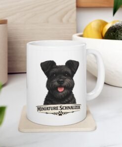 Miniature Schnauzer Black Uncropped Ears Dog Mug (11oz/15oz) 12 68995817935591736 2048