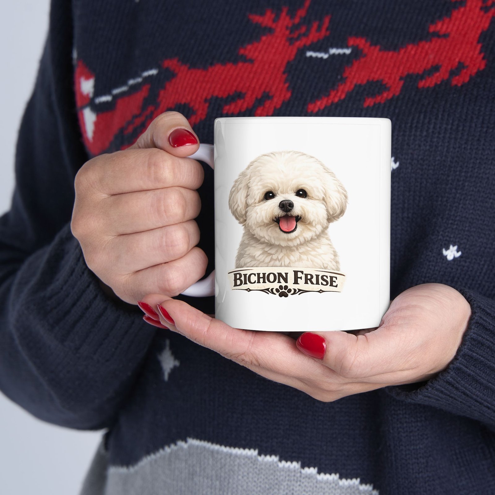 Bichon Frise Dog Mug (11oz/15oz) 1 Bichon Frise Dog Mug (11oz/15oz)