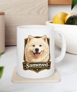 Alternative view of Samoyed Dog Mug (11oz/15oz)