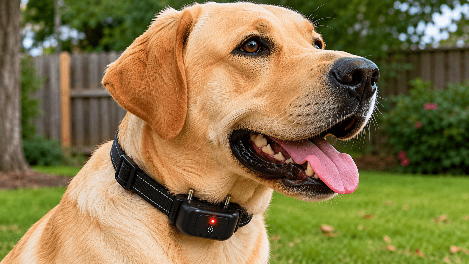 Should Shock Collars Be Used on Dogs? 1 Labrador Retriever wearing shock collar